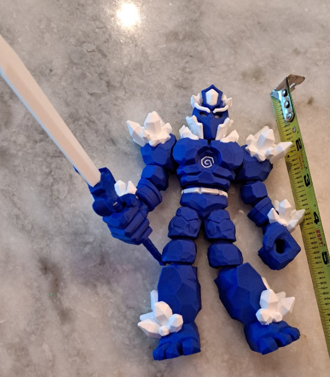 Crystal Warrior Articulating Flexible Toy